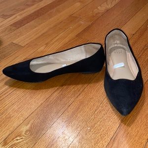 Black flats - size 8